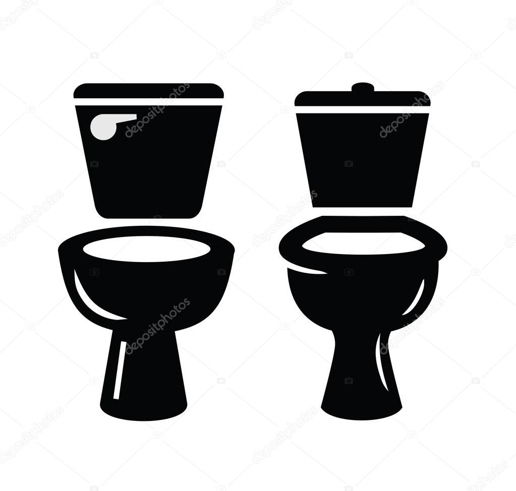 Toilet symbol vector