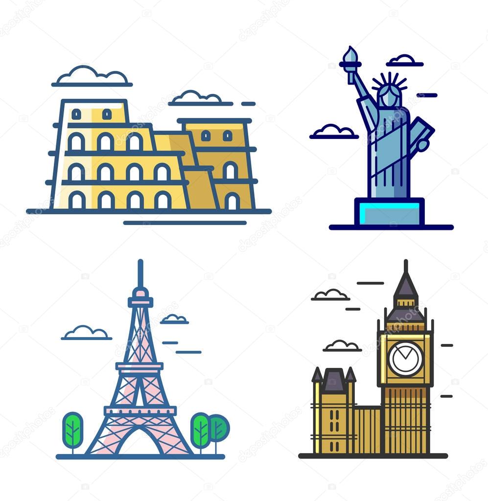 icons vector in line