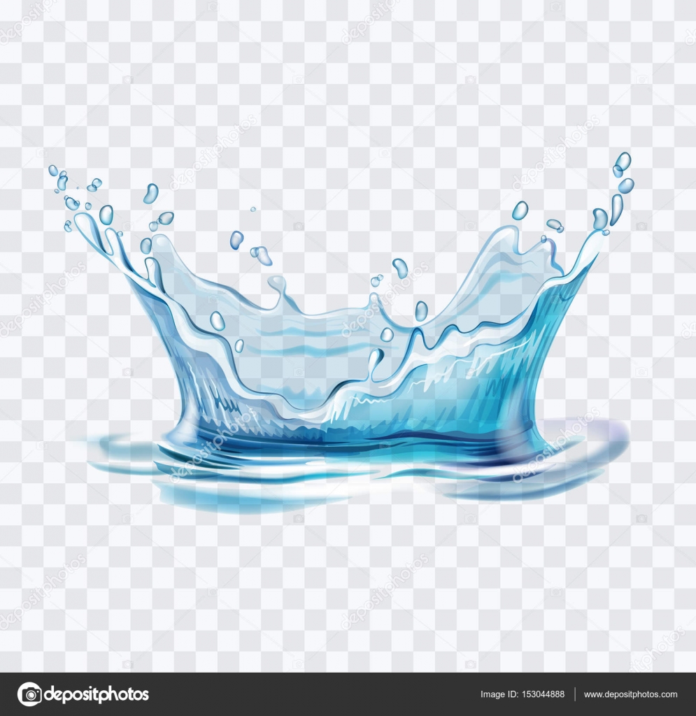 Blue Water Splash Vector Vector Image By C Bioraven Vector Stock