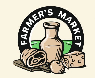 vektör çiftçilerin ürünleri