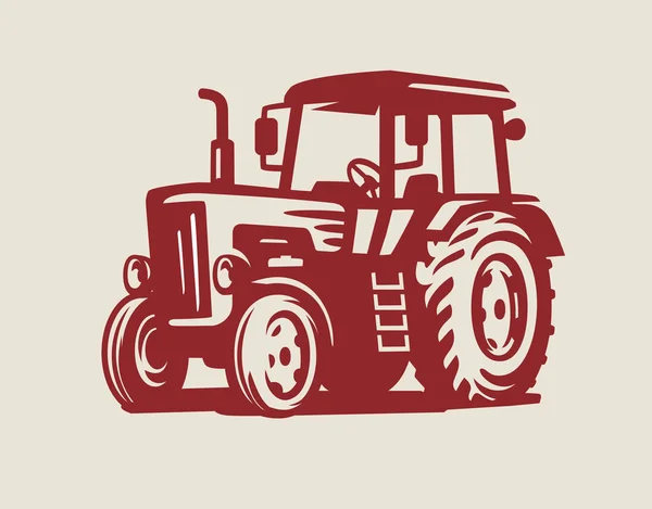 Simbolo del trattore vettoriale — Vettoriale Stock