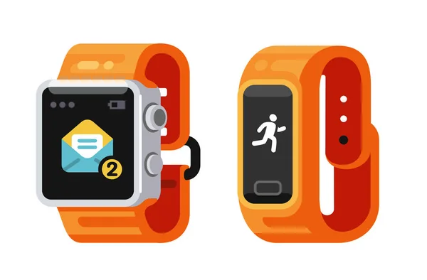 Smart Watch and fitness gadget — Stock Vector