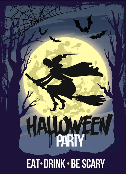 Ayın üstünden uçan cadı