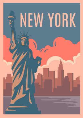 New York Retro Poster.