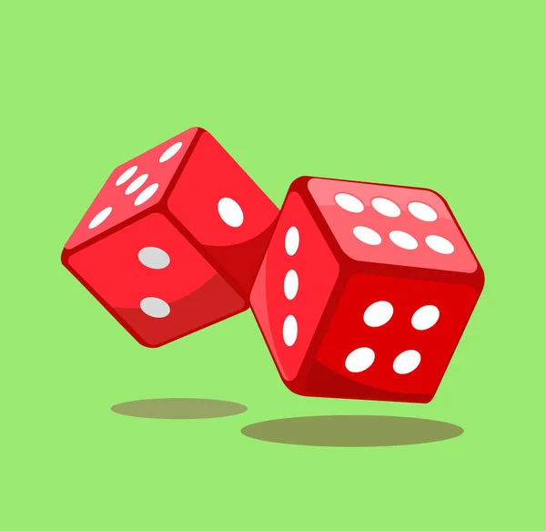Dice gaming sign. — Stock Vector