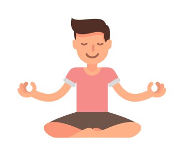 Adam Lotus yoga meditasyon.