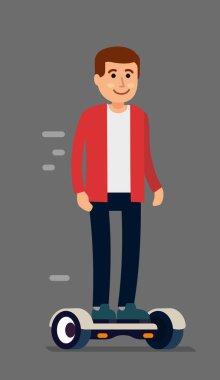 onun hoverboard adam.