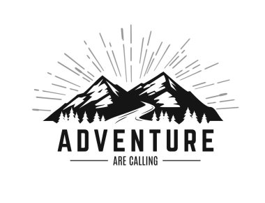 Metin ile vektör dağ.