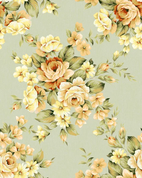 Flowers seamless pattern — Stock Photo, Image