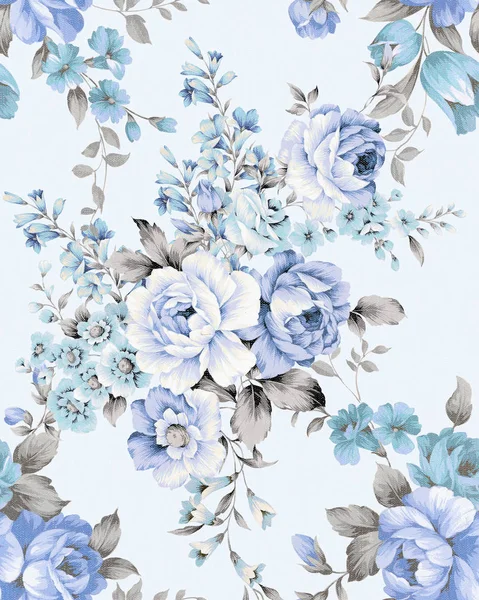 Çiçekler pürüzsüz desen