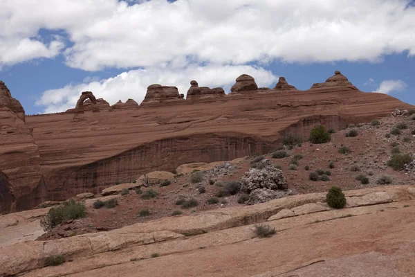 Paisaje en el Parque Nacional Arches, Utah, EE.UU. — Foto de Stock