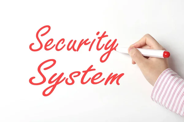 Säkerhetsbegreppet System — Stockfoto