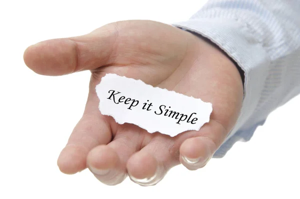 Keep it Simple - Note Seriers — Stock Photo, Image