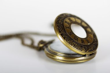 Hafif bir arka plan karşı cep saati