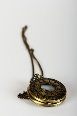 Hafif bir arka plan karşı cep saati