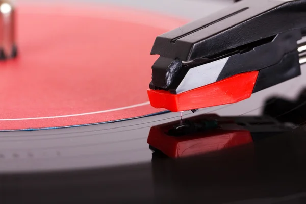 Close up of a retro record player — Stock Photo, Image