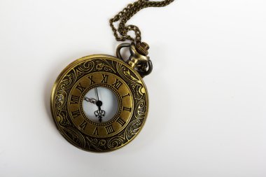 Hafif bir arka plan karşı cep saati