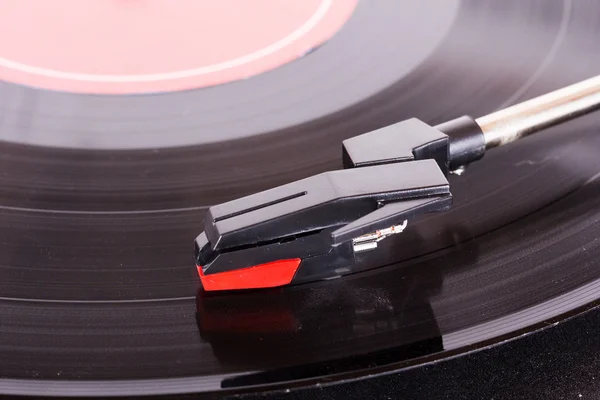 Close up of a retro record player — Stock Photo, Image