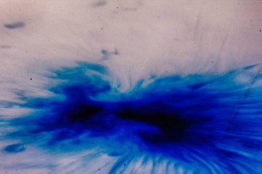 Siyah bir arka plan Hdr filtre sıçramasına boya damla.