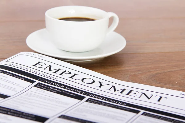 Keres egy új munkahely vagy a foglalkoztatás — Stock Fotó