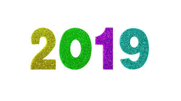 2019 Dígito Para Celebración Del Año Nuevo —  Fotos de Stock