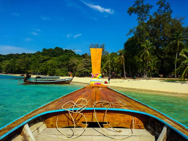 Bateau Koh Bulone Île Plage Satun — Photo