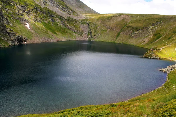 Nature Rila Mountain Eye Lake Lanscape Background Spring Fresness Close — Stock Photo, Image