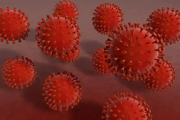 Coronavirus Covid Инфекционных Заболеваний Фон Концепция — стоковое фото
