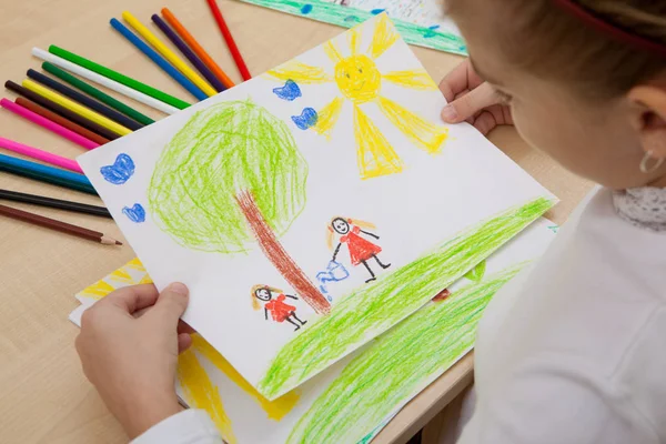 Lápices de dibujo para niños . —  Fotos de Stock