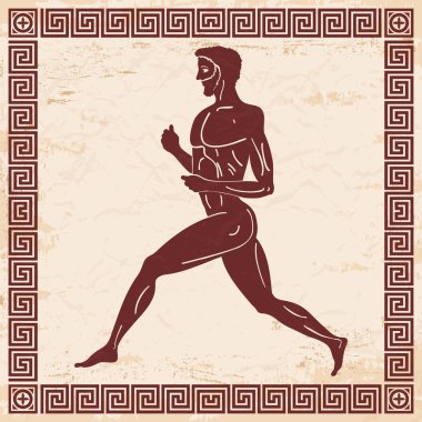 Yunan vektör çizim.