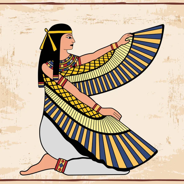 Dibujo nacional egipcio . — Archivo Imágenes Vectoriales