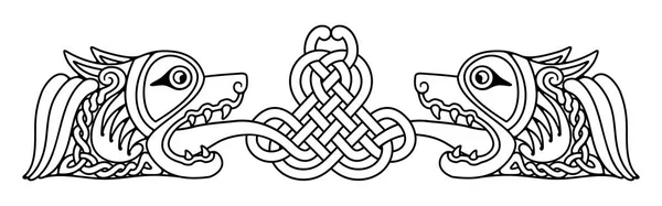 Keltische Nationalzeichnung. — Stockvektor