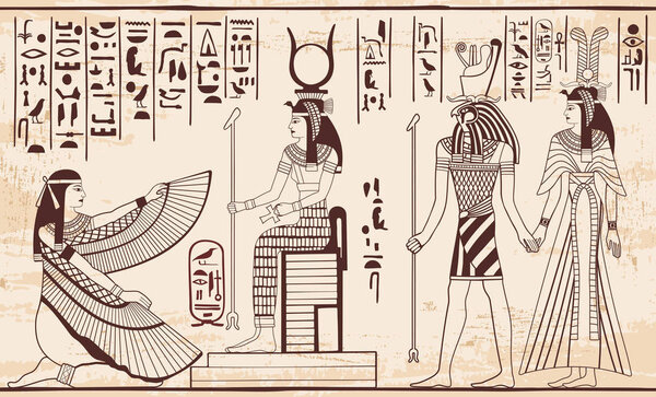 Egyptian national drawing.