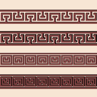 Vektör Yunan süsleme.