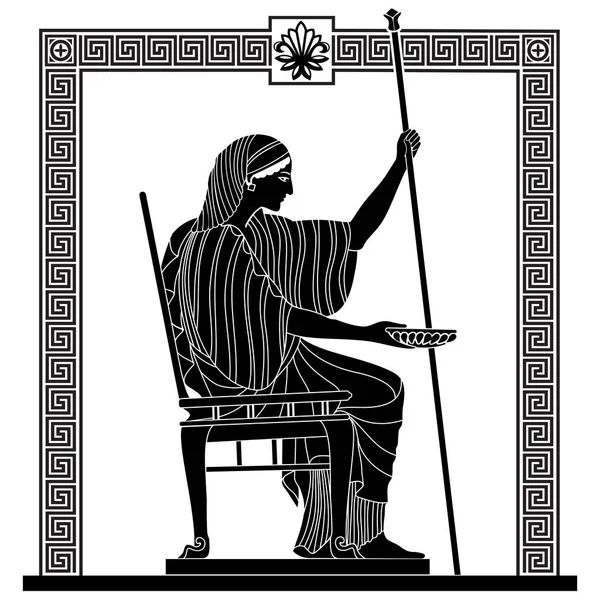 Vecteur dessin grec . — Image vectorielle