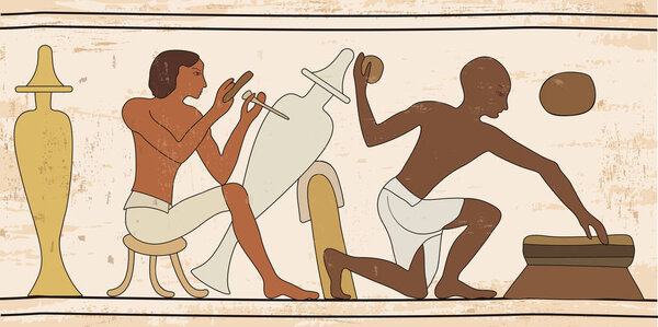 Egyptian national drawing.