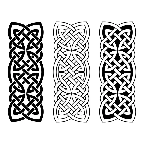 Celtic national ornaments. — Stock Vector