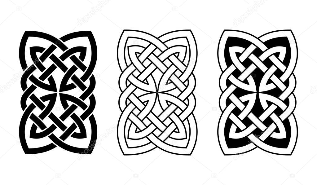 Celtic national ornaments.