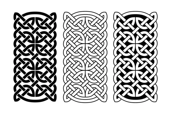 Celtic national ornaments. — Stock Vector