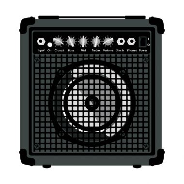 Gitar için açılan amplifikatör.