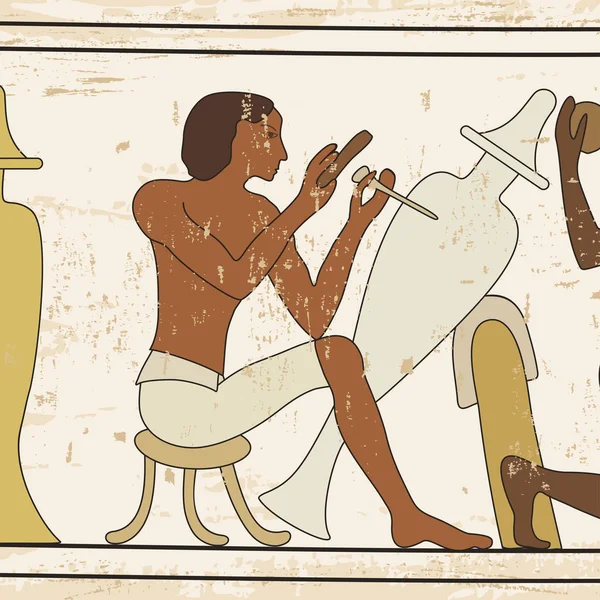 Dessin national égyptien . — Image vectorielle