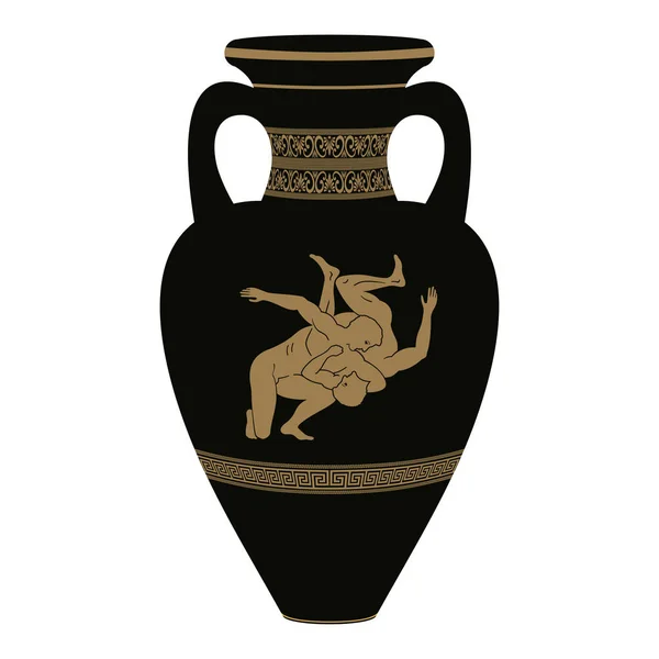 Vase vectoriel grec . — Image vectorielle