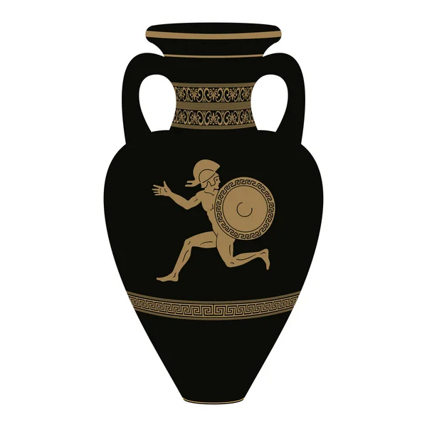 Vector jarrón griego . — Archivo Imágenes Vectoriales