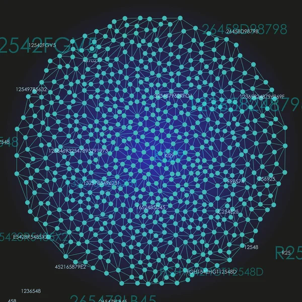 İş bloğu zinciri illüstrasyon.