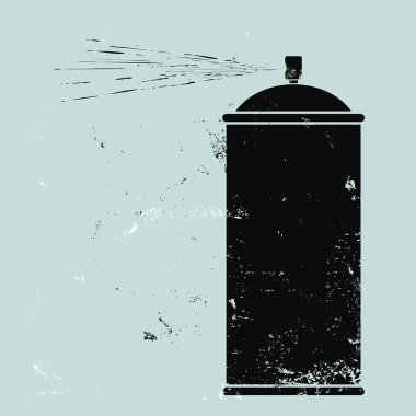 Vektör ballon grafiti.