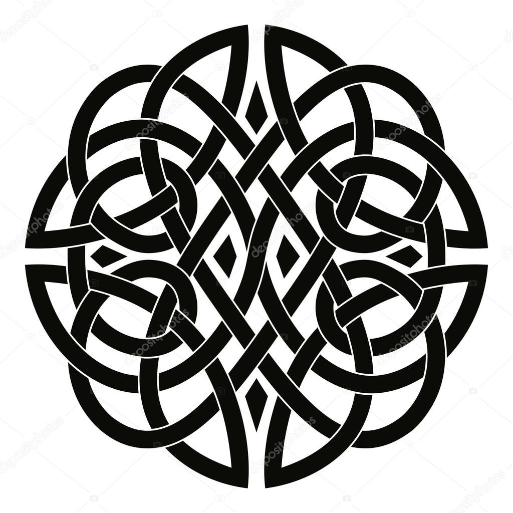 Celtic national ornaments.