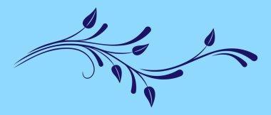 Vektör Çiçek Süslemesi.