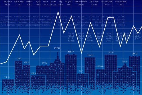 Векторная бизнес-иллюстрация . — стоковый вектор