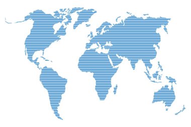 bir Dünya Haritası.