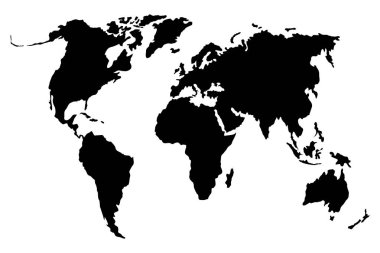 bir Dünya Haritası.